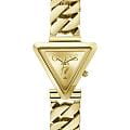 Guess Guess Trend GW0859L2  GW0859L2 кварцевые женские часы золотой циферблат, браслет нержавеющая сталь с ip-покрытием — вид спереди