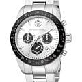 Roberto Cavalli Roberto Cavalli Uomo Chrono RC5G046M1055  RC5G046M1055 кварцевые мужские часы  серебристый циферблат, браслет нержавеющая сталь — вид спереди