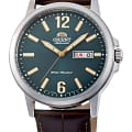 Orient Orient Automatic RA-AA0C06E  RA-AA0C06E механические мужские часы зеленый циферблат, браслет кожаный — вид спереди
