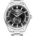 Wainer Wainer Classic WA.17000-A  WA.17000-A кварцевые мужские часы  черный циферблат, браслет нержавеющая сталь — вид спереди