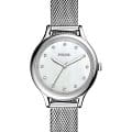 Fossil Fossil Bannon  BQ3390  BQ3390 кварцевые женские часы  перламутровый циферблат, браслет нержавеющая сталь — вид спереди