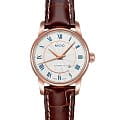 Mido Mido Baroncelli M7600.2.21.8  M76002218 механические женские часы  циферблат, браслет кожаный — вид спереди