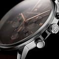 Maurice Lacroix Maurice Lacroix Eliros Chronograph EL1098-SS001-311-1 кварцевые мужские часы часы крупный план серый циферблата
