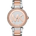 Michael Kors Michael Kors Parker MK6314  MK6314 кварцевые женские часы  циферблат, браслет нержавеющая сталь с pvd-покрытием — вид спереди