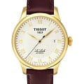 Tissot Tissot Le Locle Automatic T41.5.413.73 Le Locle Automatic T41541373 механические мужские часы  белый циферблат, браслет кожаный — вид спереди