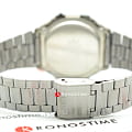 Casio A168WGG-1B мужские часы застежка крупным планом