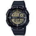 Casio Casio Illuminator SGW-600H-9A  SGW-600H-9A электронные мужские часы бежевый циферблат, браслет пластик — вид спереди