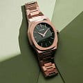 D1 Milano D1 Milano Ultra Thin UTBU02,  италия мужские часы на браслете нержавеющая сталь с pvd-покрытием боковой вид