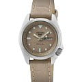 Seiko Seiko 5 Sports SKX series SRE005K1S SKX SRE005K1S механические мужские часы  серебристый циферблат, браслет кожаный — вид спереди