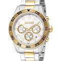 Just Cavalli Just Cavalli Regular JC1G243M0275  JC1G243M0275 кварцевые мужские часы серебристый циферблат, браслет нержавеющая сталь с pvd-покрытием — вид спереди