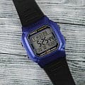 Casio Casio Collection W-800HM-2A, illuminator япония мужские часы на браслете пластик боковой вид