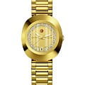 Rado Rado The Original Automatic R12416673 Automatic R12416673 механические женские часы золотой циферблат, браслет нержавеющая сталь с pvd-покрытием — вид спереди