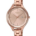 Casio Casio Sheen SHE-4062PG-4A  SHE-4062PG-4A кварцевые женские часы золотой циферблат, браслет сталь с ip покрытием — вид спереди