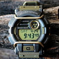 Casio Casio G-Shock GD-400-9SDR (GD-400-9) электронные мужские часы часы крупный план  циферблата