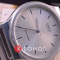 Casio Casio Collection MQ-24D-7E кварцевые женские часы часы крупный план серебристый циферблата