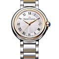 Maurice Lacroix Maurice Lacroix FIABA Date FA1004-PVP13-110-1  FA1004-PVP13-110-1 кварцевые женские часы серебристый циферблат, браслет сталь c pvd покрытием — вид спереди