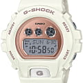 Casio Casio G-Shock GMD-S6900MC-7  GMD-S6900MC-7ER электронные женские часы  розовый циферблат, браслет пластик — вид спереди