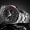 Casio Casio G-Shock GST-W100D-1A4 GST G-Steel, наручные мужские часы фото под углом