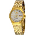 Orient Orient AB02001C (FAB02001C)  FAB02001C механические мужские часы желтый циферблат, браслет  — вид спереди