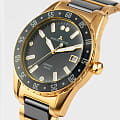 Jacques Lemans Jacques Lemans High Tech Ceramic 42-10G  австрийские мужские часы на браслете сталь + pvd + керамика боковой вид
