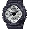 Casio Casio G-Shock GA-100WD-1A GA-100 GA-100WD-1A кварцевые мужские часы белый циферблат, браслет пластик — вид спереди
