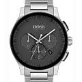 Hugo Boss Hugo Boss Peak HB1513762  HB1513762 кварцевые мужские часы  черный циферблат, браслет нержавеющая сталь — вид спереди