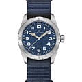 Hamilton Hamilton Khaki Field Expedition Auto H70225940  H70225940 механические мужские часы синий циферблат, браслет тканевый — вид спереди