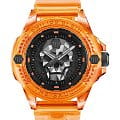Philipp Plein Philipp Plein Skull Synthetic PWWAA0824  PWWAA0824 кварцевые женские часы черный циферблат, браслет полиуретан — вид спереди