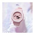 Casio Casio G-Shock GA-2110SL-4A7DR женские часы розовый циферблат на запястье