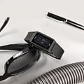 Casio Casio Collection LF-10WH-1DF (LF-10WH-1) кварцевые женские часы часы, крупный план черный циферблат