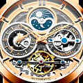 Stuhrling 371B.04 наручные мужские часы застежка крупным планом