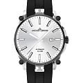 Jacques Lemans Jacques Lemans Derby 1-2203D  1-2203D механические мужские часы  серебристый циферблат, браслет силикон — вид спереди