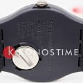 Swatch Swatch New Gent Biosourced Lacquered SO29A101 кварцевые женские часы часы крупный план серый циферблата