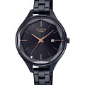 Casio Casio Sheen SHE-4062BD-1A  SHE-4062BD-1A кварцевые женские часы  циферблат, браслет сталь с ip покрытием — вид спереди