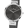 Jacques Lemans Jacques Lemans  Classic 1-2110F  1-2110F кварцевые женские часы серый циферблат, браслет нержавеющая сталь — вид спереди